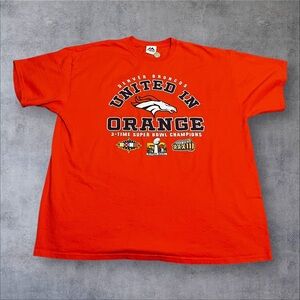 Denver Broncos United in Orange T-Shirt
